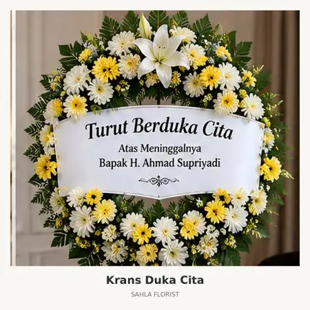 Krans Bunga Duka Intan Jaya